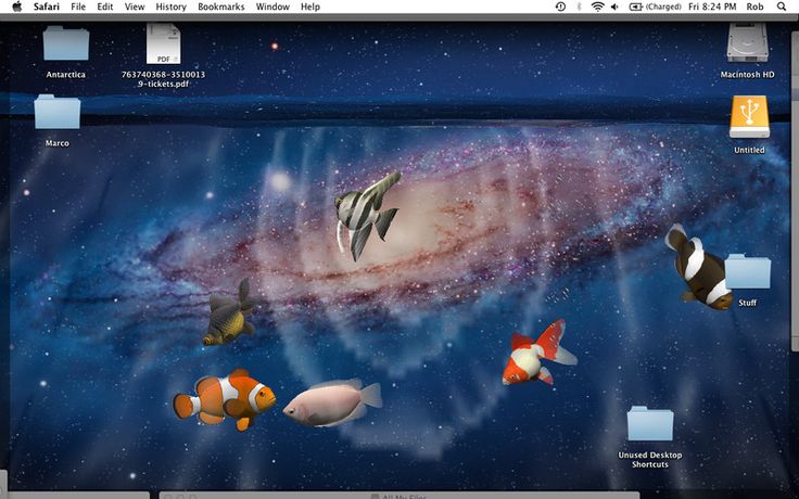 aquarium screensaver free for mac